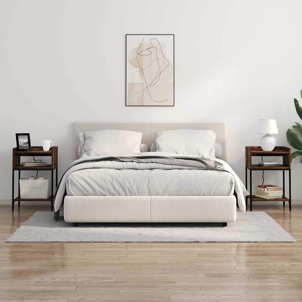 Noćni ormar Dimljeni hrast 40 x 40 x 61 cm Konstruirano drvo