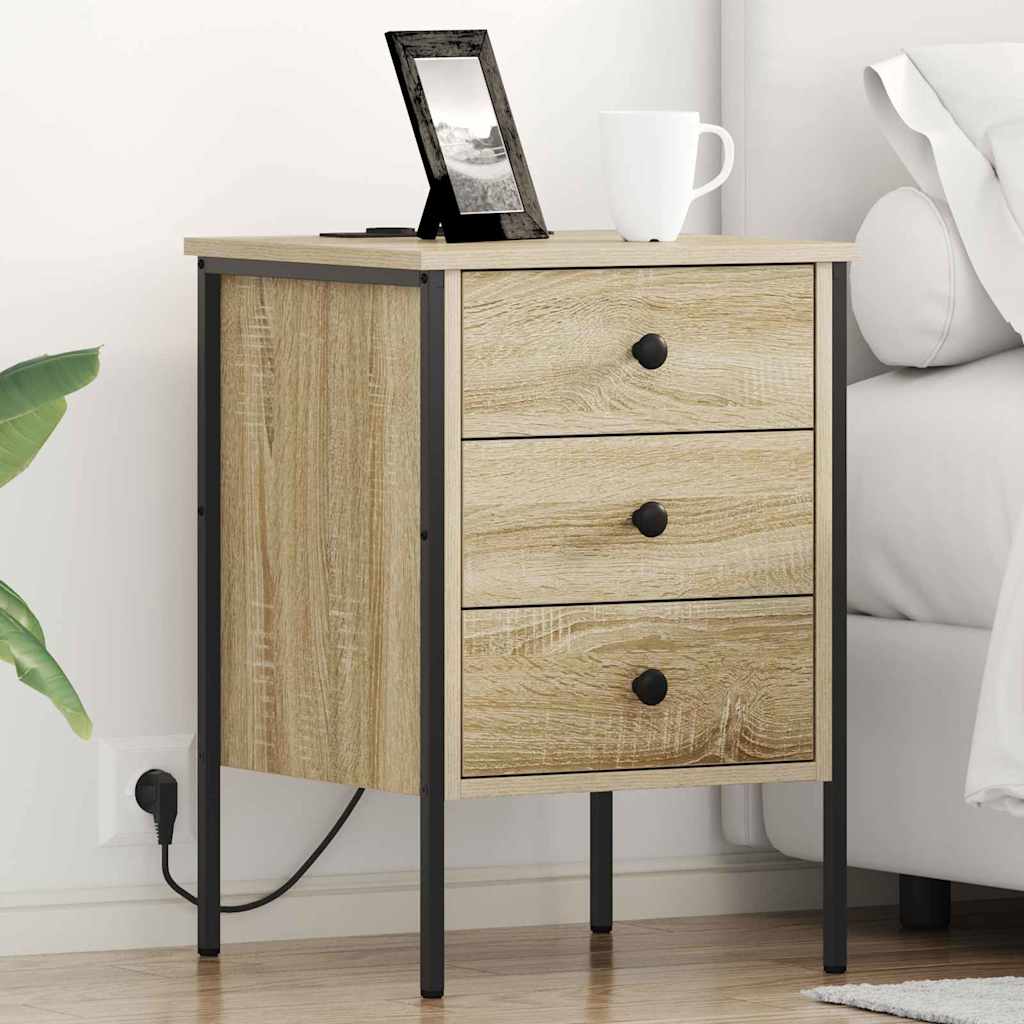 Noćni ormar Sonoma hrast 42 x 41 x 61 cm Konstruirano drvo