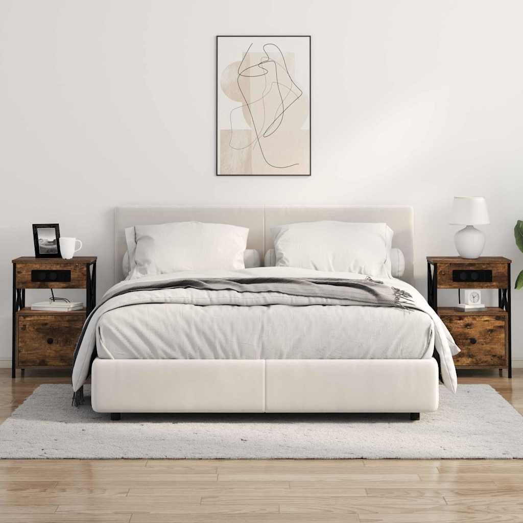 Noćni ormar Dimljeni hrast 40 x 31 x 60 cm Konstruirano drvo