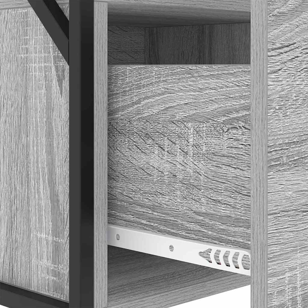 Noćni ormar 2 pcs Siva Sonoma 40 x 31 x 60 cm Konstruirano drvo