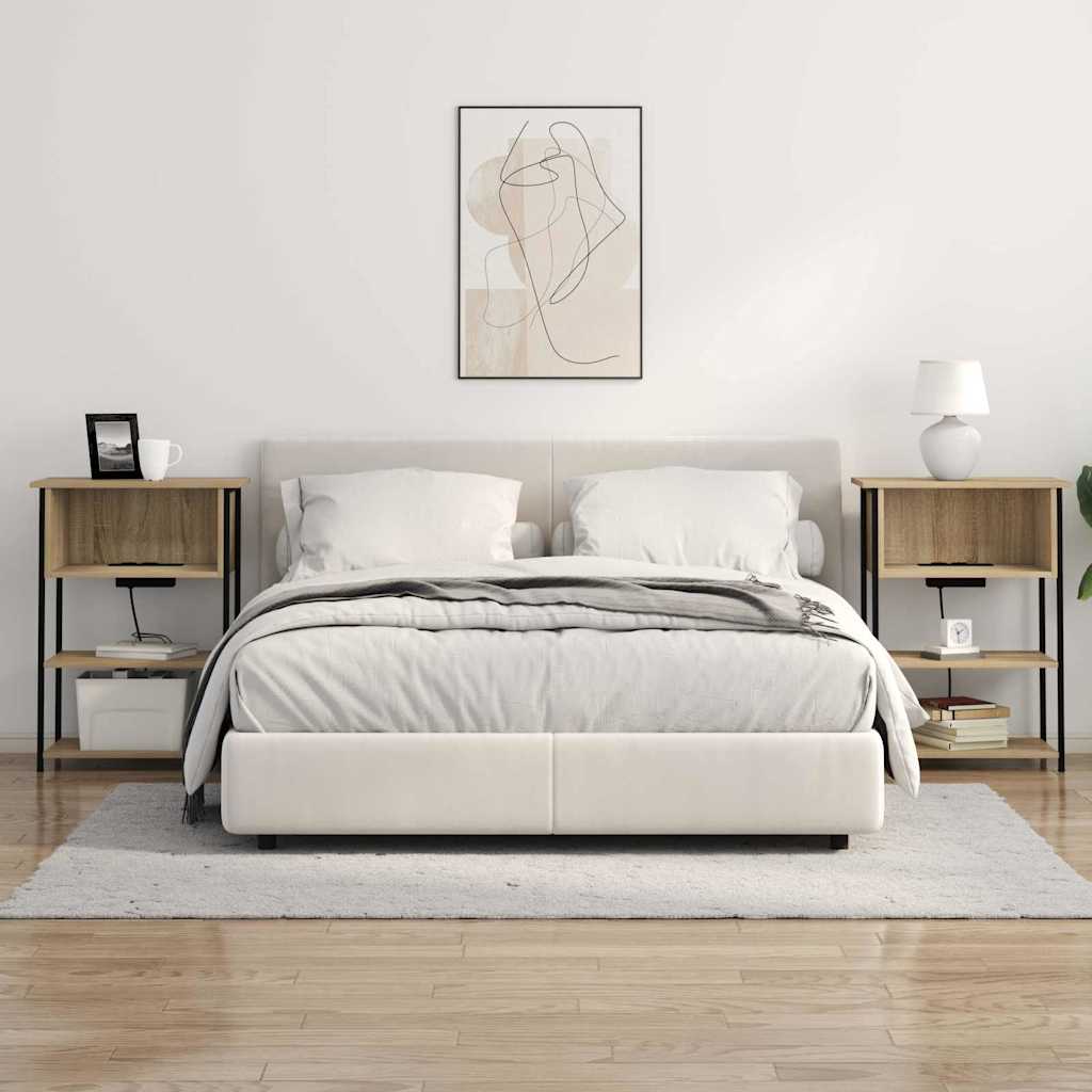 Noćni ormar Sonoma hrast 55 x 31 x 76 cm Konstruirano drvo