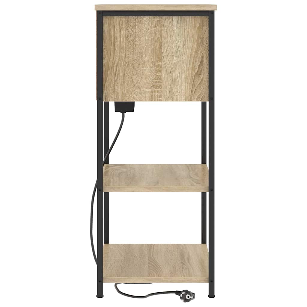 Noćni ormar Sonoma hrast 55 x 31 x 76 cm Konstruirano drvo
