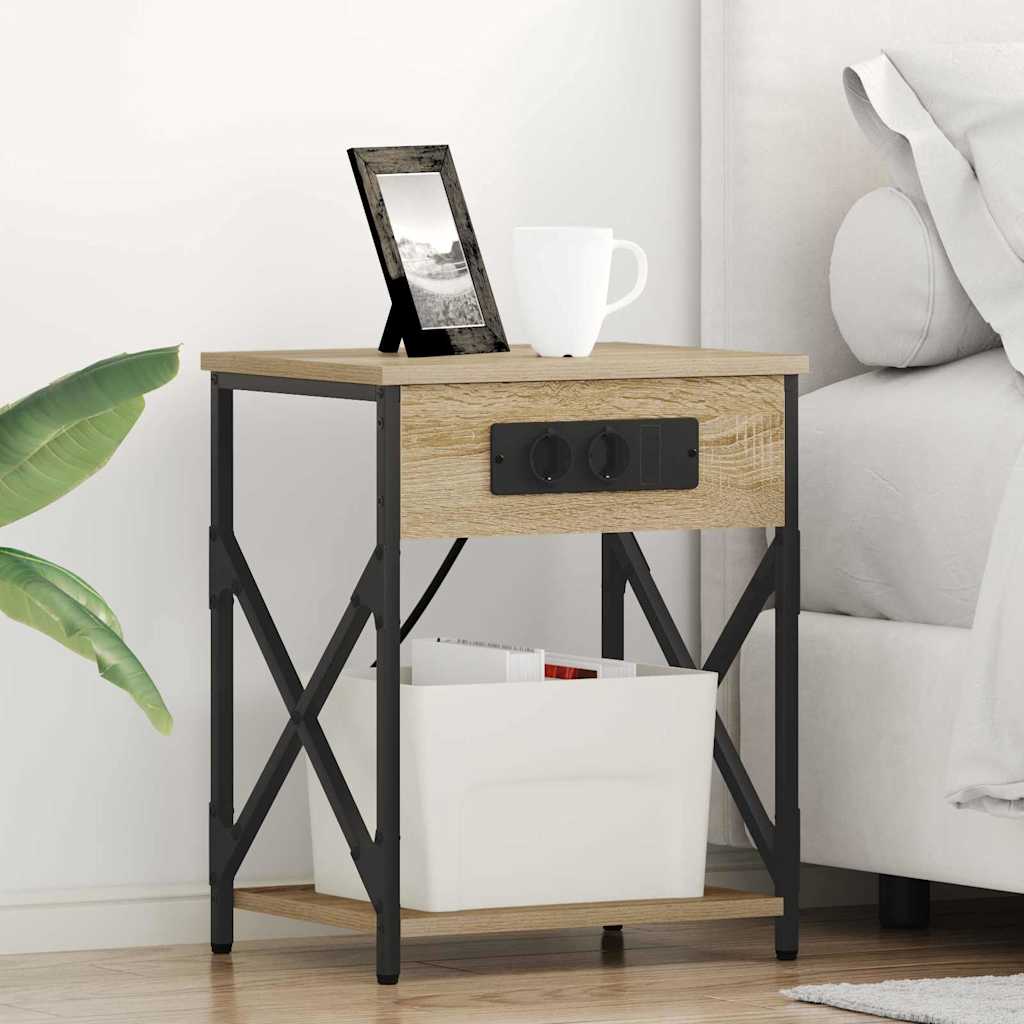 Noćni ormar Sonoma hrast 41 x 31 x 51 cm Konstruirano drvo