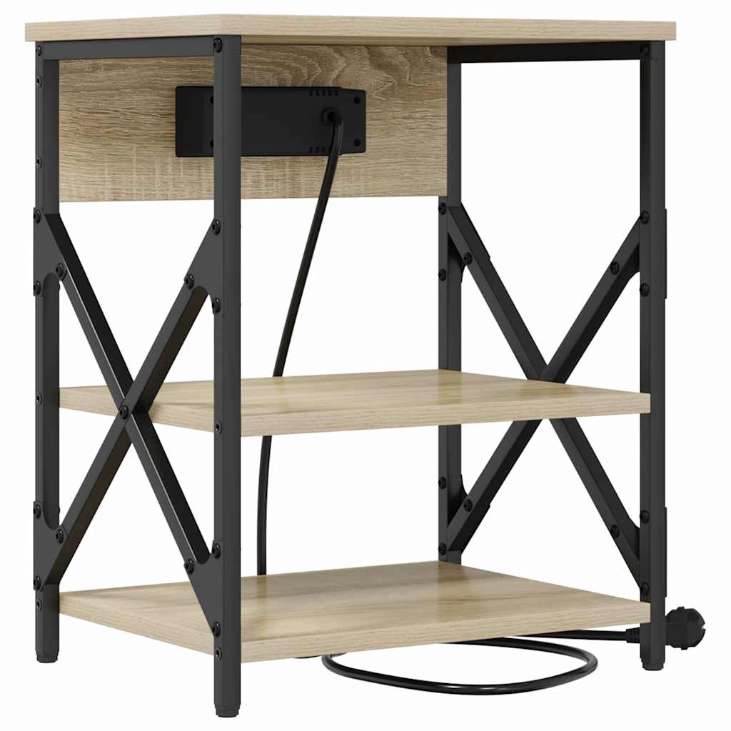 Noćni ormar Sonoma hrast 41 x 31 x 51 cm Konstruirano drvo
