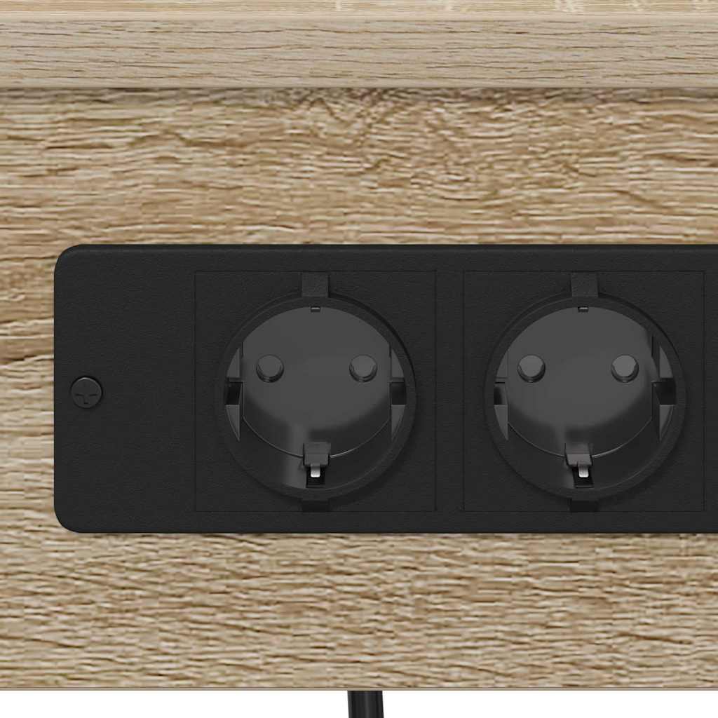 Noćni ormar s policom 2 pcs Sonoma hrast 41 x 31 x 51 cm