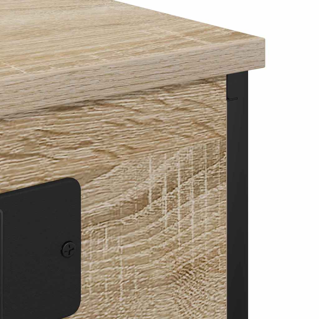 Noćni ormar s policom 2 pcs Sonoma hrast 41 x 31 x 51 cm