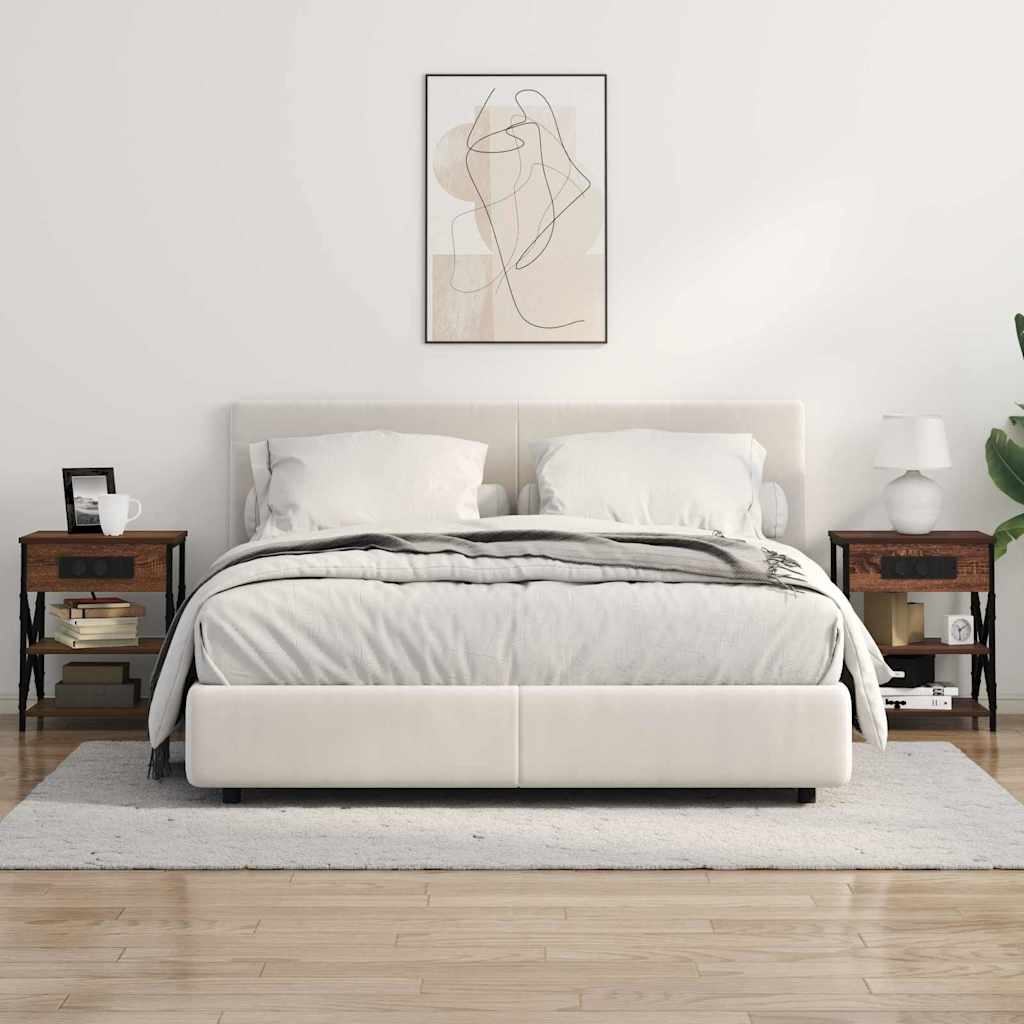 Noćni ormar Smeđi hrast 41 x 31 x 51 cm Konstruirano drvo