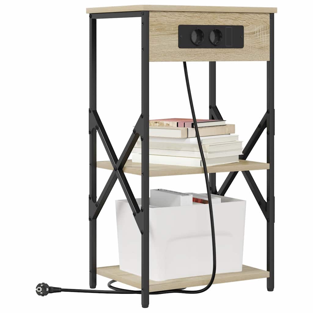 Noćni ormar Sonoma hrast 41 x 31 x 76 cm Konstruirano drvo