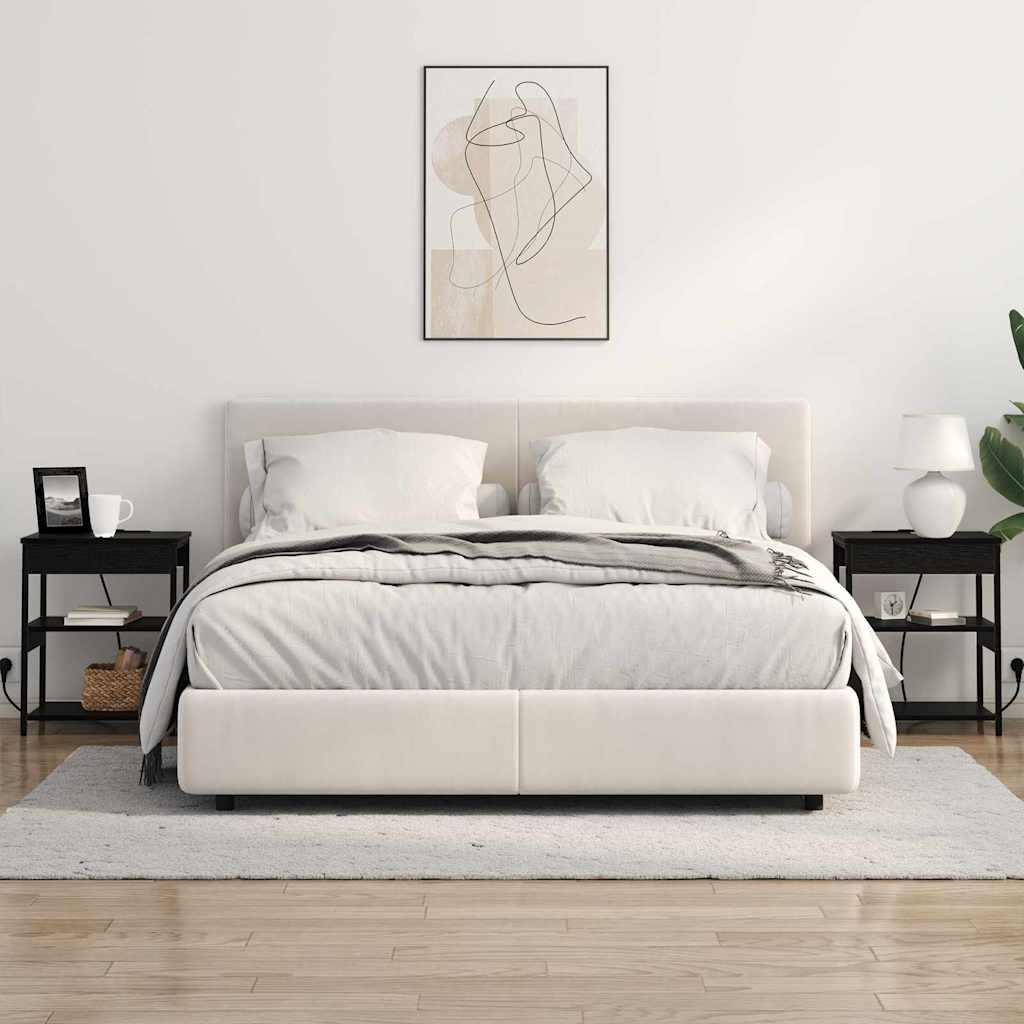 Noćni ormar 2 pcs Crni hrast 41 x 31 x 51 cm Konstruirano drvo