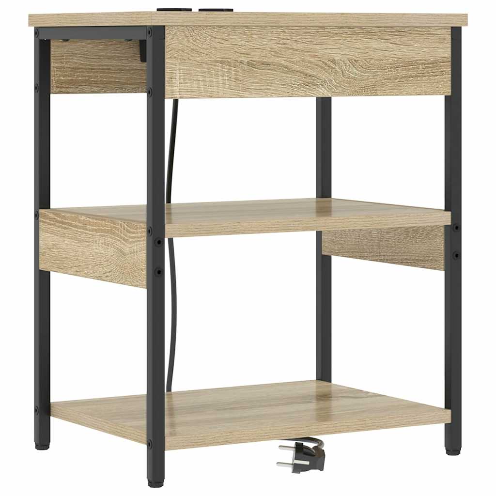 Noćni ormar Sonoma hrast 41 x 31 x 51 cm Konstruirano drvo