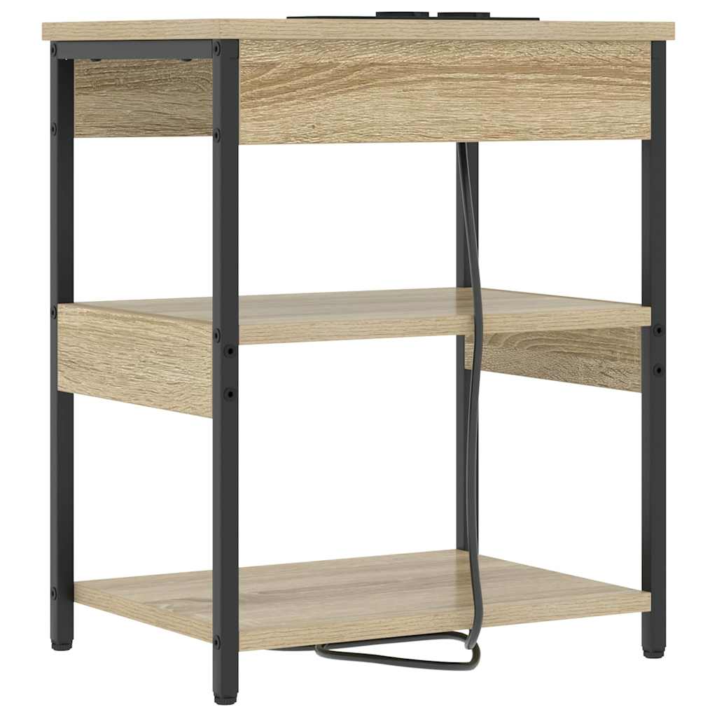 Noćni ormar Sonoma hrast 41 x 31 x 51 cm Konstruirano drvo