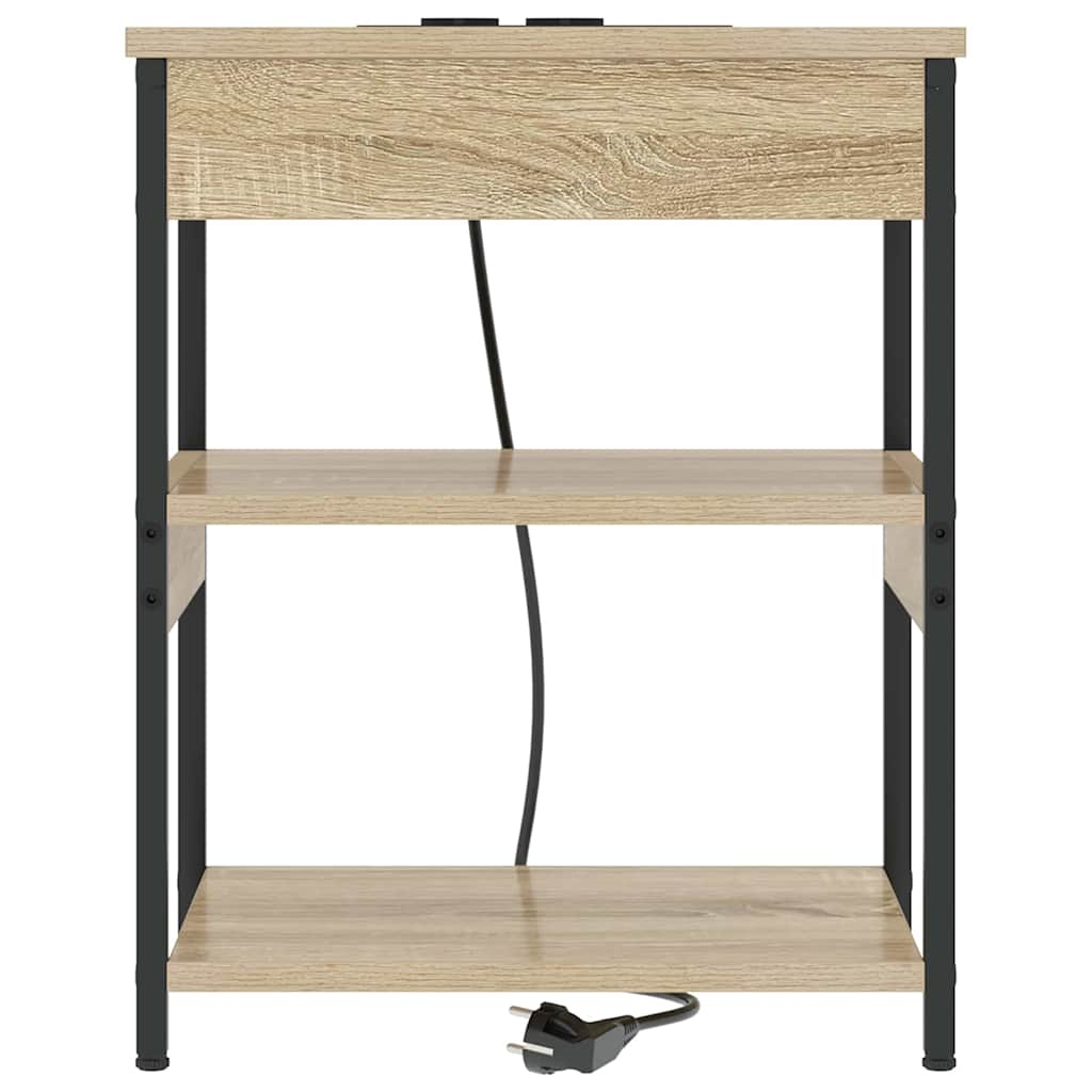 Noćni ormar Sonoma hrast 41 x 31 x 51 cm Konstruirano drvo