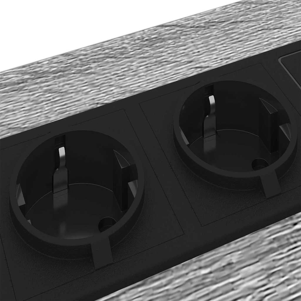 Noćni ormar 2 pcs Siva Sonoma 41 x 31 x 51 cm Konstruirano drvo