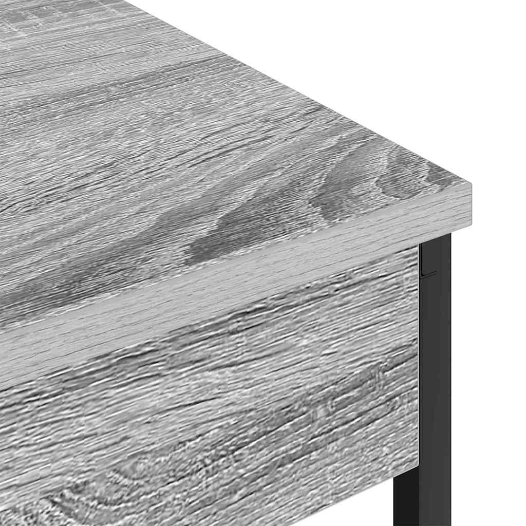 Noćni ormar 2 pcs Siva Sonoma 41 x 31 x 51 cm Konstruirano drvo