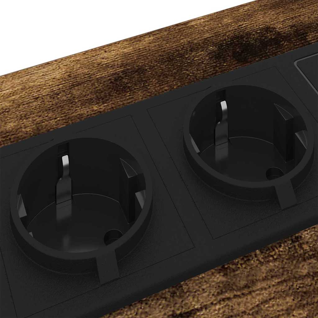 Noćni ormar s ladicama 2 pcs Dimljeni hrast 41,5 x 40,5 x 55 cm