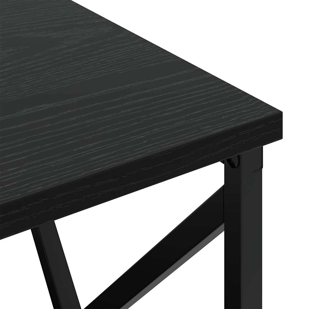 Noćni ormar 2 pcs Crni hrast 40 x 31 x 60 cm Konstruirano drvo