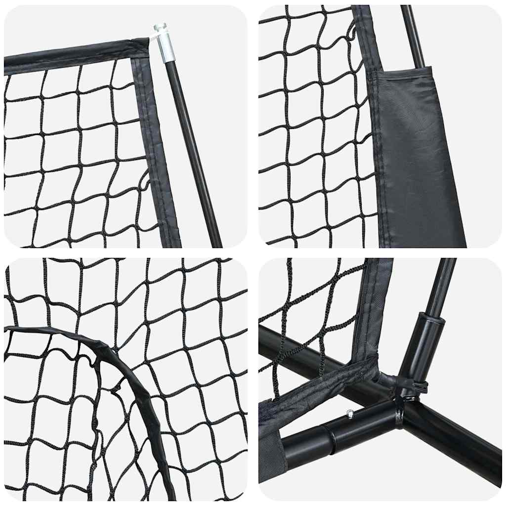 Mreža za vježbanje baseballa Crna 250 x 106 x 209 cm Poliester