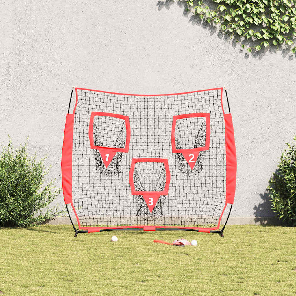 Mreža za vježbanje baseballa Crna 214,5 x 89,5 x 181 cm