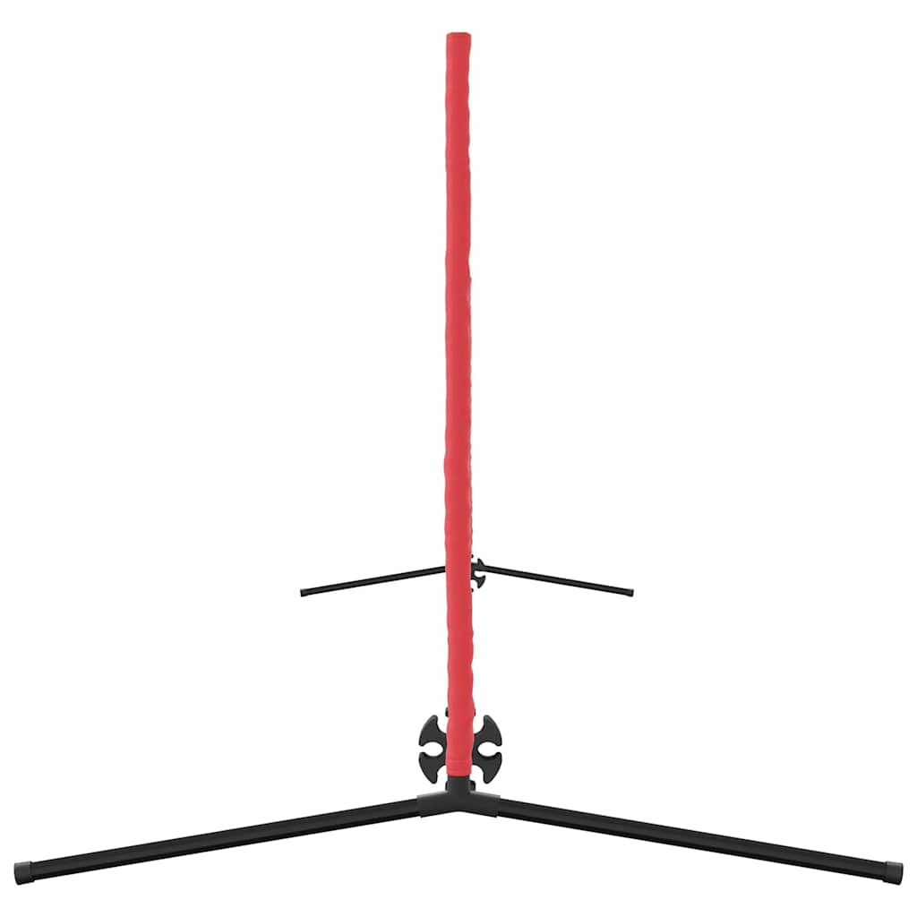 Teniska mreža Crna i crvena 494,5 x 90 x 87 cm Poliester