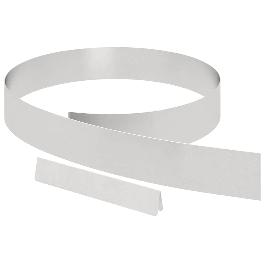 Ograda oko Travnjaka 4 pcs 450 x 0,05 x 10 cm Nehrđajući čelik