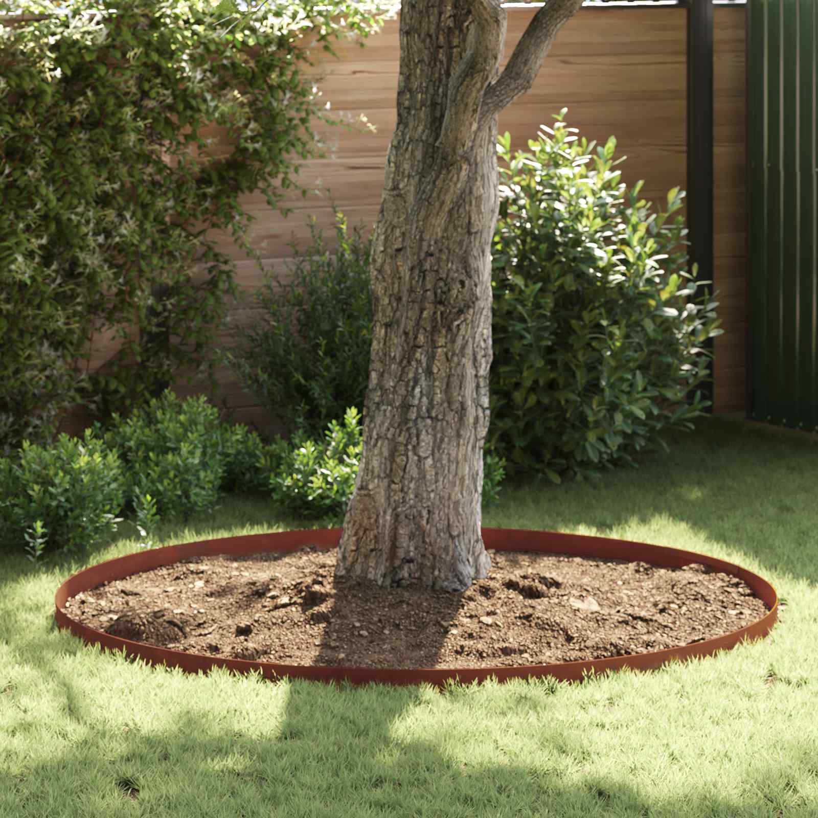 Ograda oko Travnjaka 4 pcs Rđa 450 x 0,05 x 10 cm