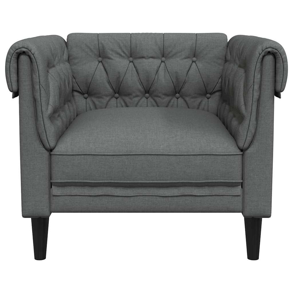 Sofa Tamno siva 78,5 x 74,5 x 74,5 cm Poliester