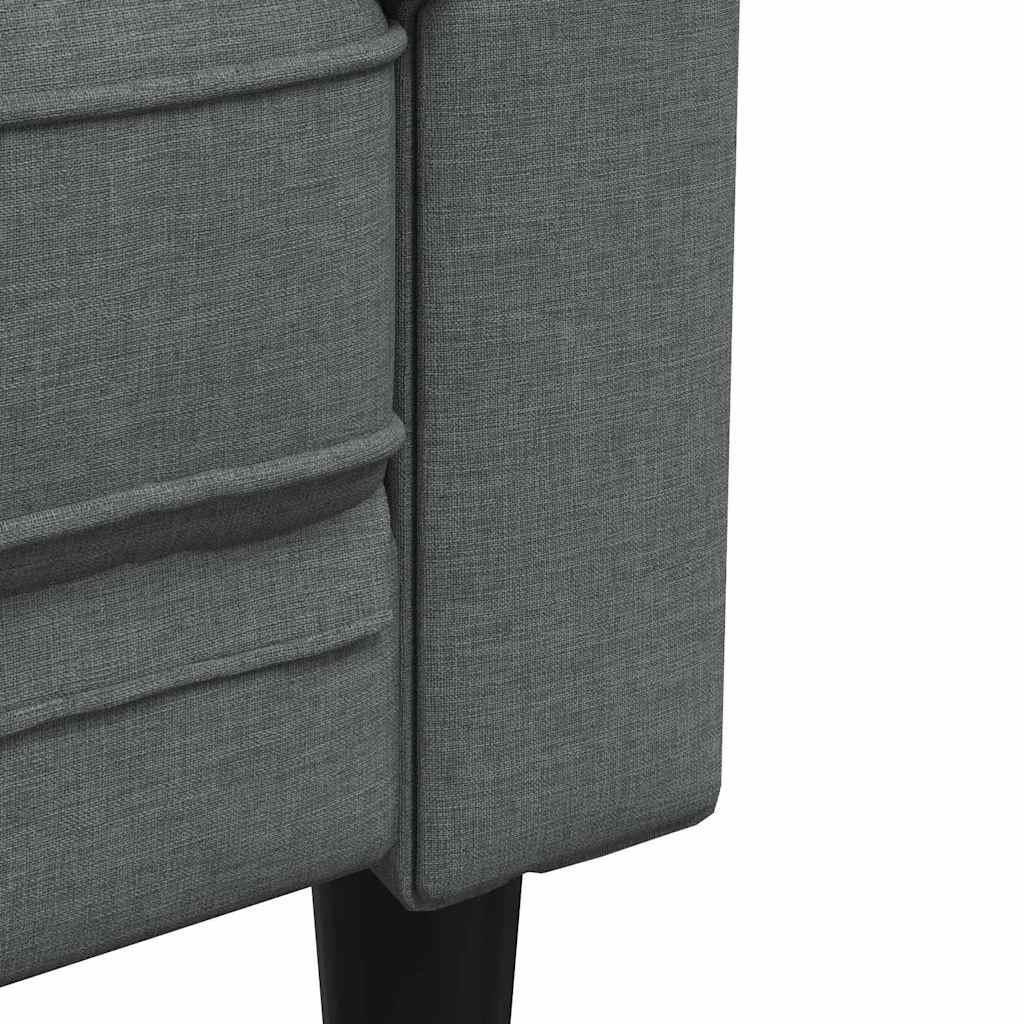 Sofa Tamno siva 182,5 x 74,5 x 74,5 cm Poliester
