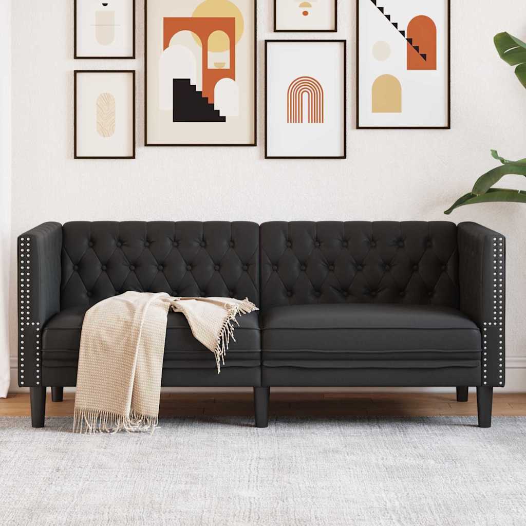 Sofa Crna 174 x 74,5 x 70,5 cm PVC