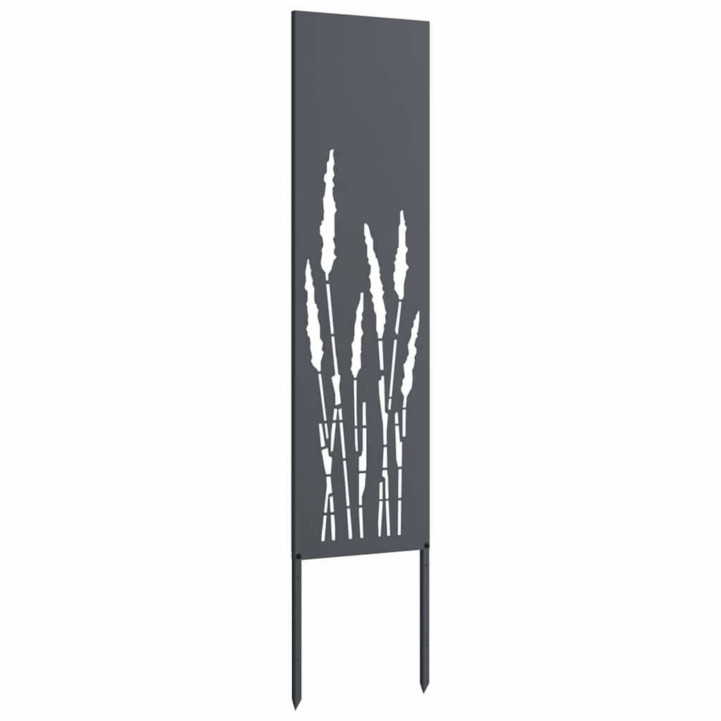 Privatnost u vrtu Antracit 32 x 140 cm Hladno valjana čelična