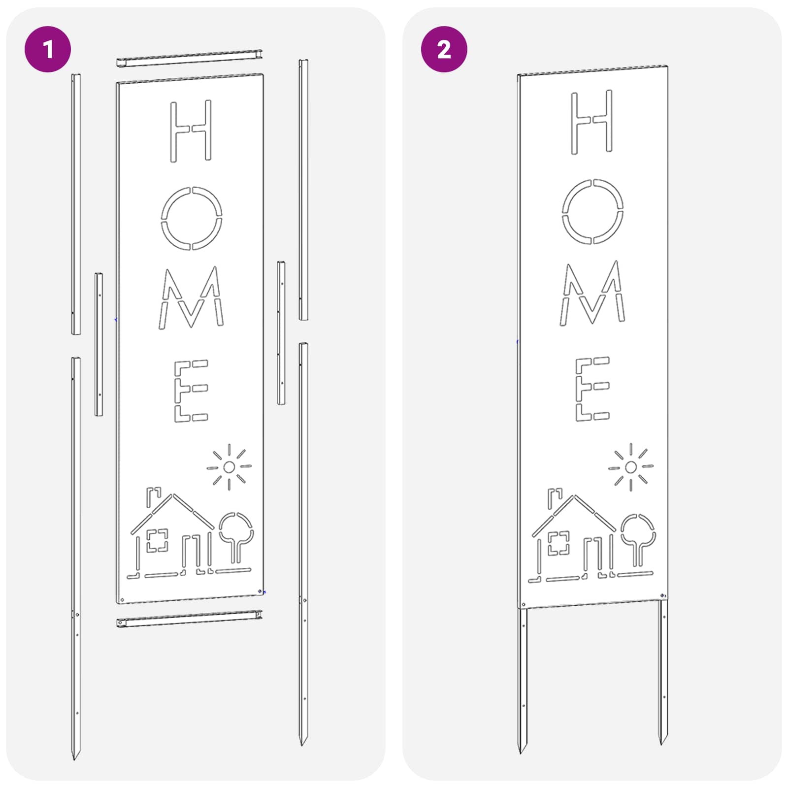 Privatnost u vrtu Srebrno 32 x 140 cm Nehrđajući čelik