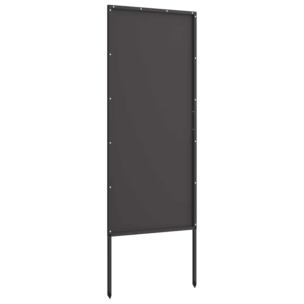 Privatnost u vrtu Crna 50 x 140 cm Hladno valjana čelična