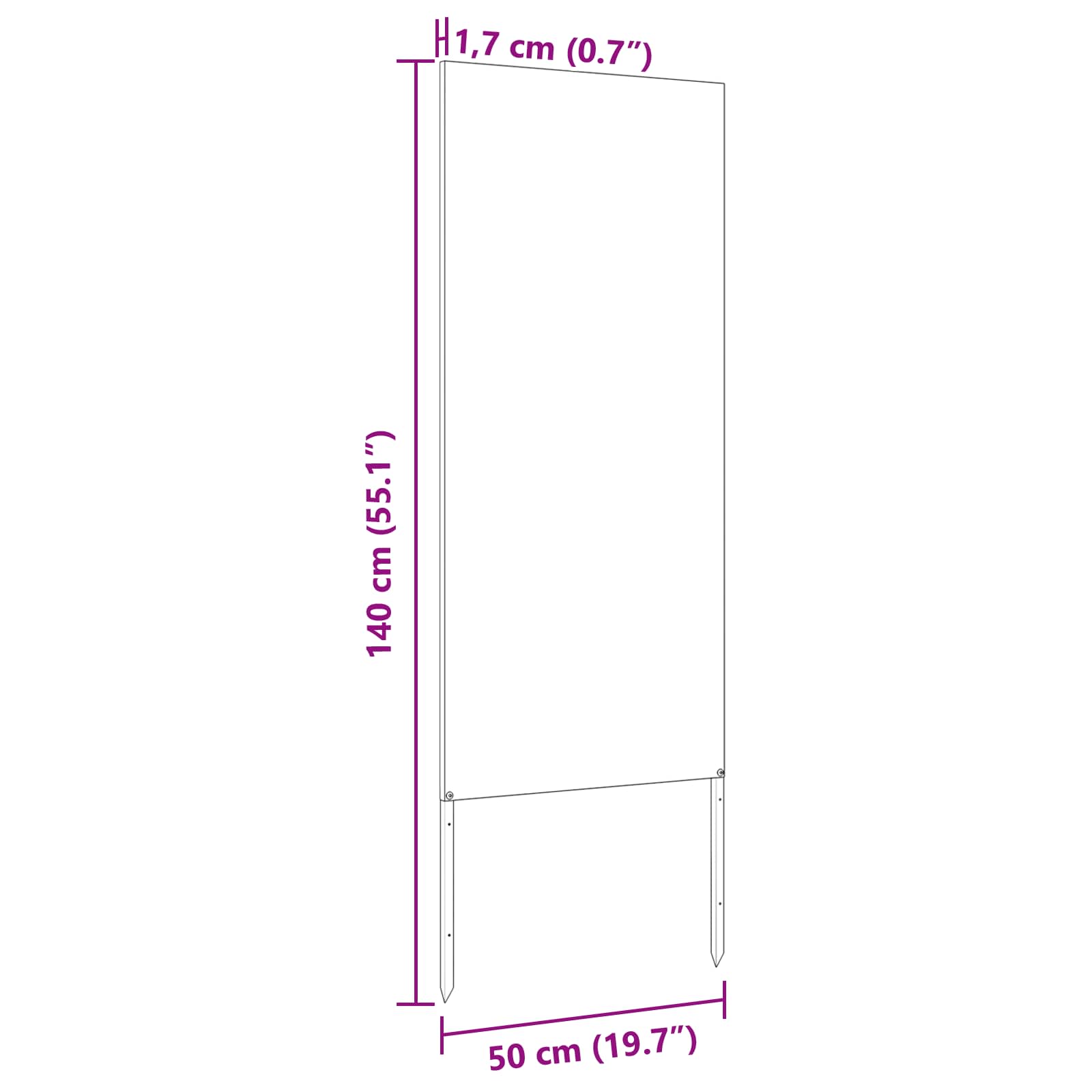 Privatnost u vrtu Rezbarija Maslinovo zelena 50 x 140 cm