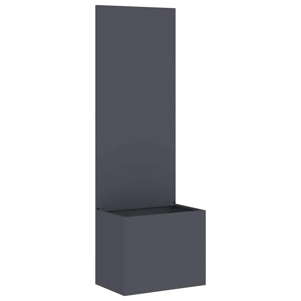 Privatnost u vrtu Antracit 50 x 150 cm Hladno valjana čelična