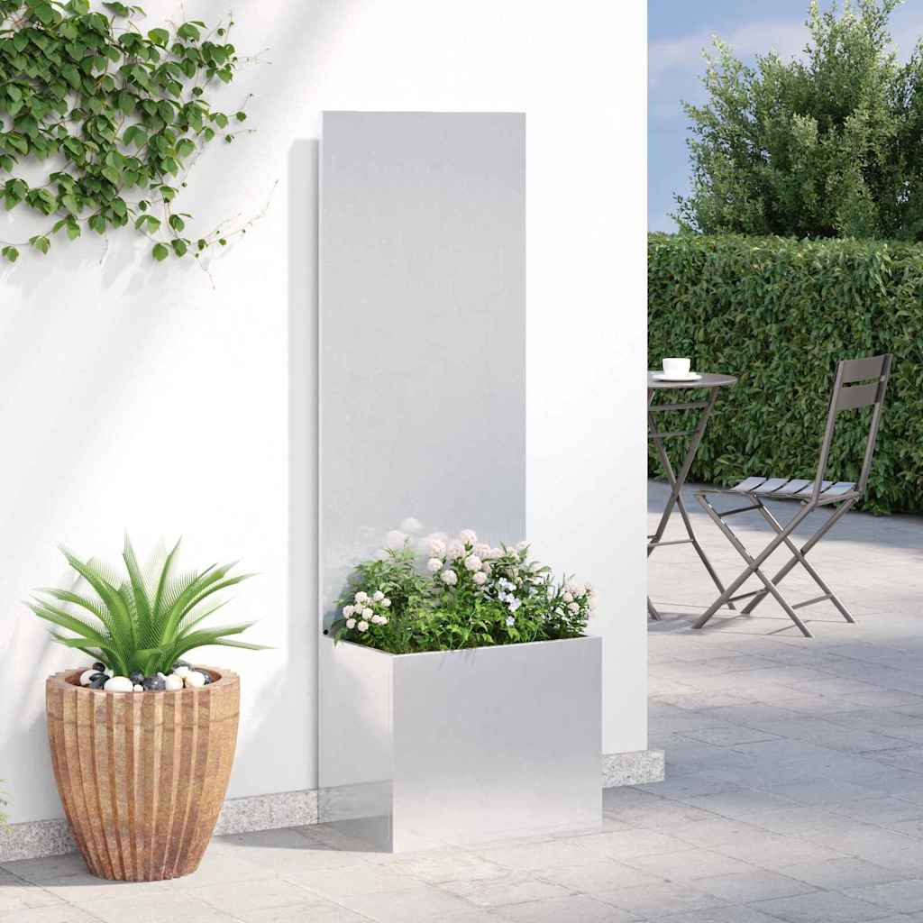 Privatnost u vrtu Srebrna 50 x 32 x 150 cm Nehrđajući čelik
