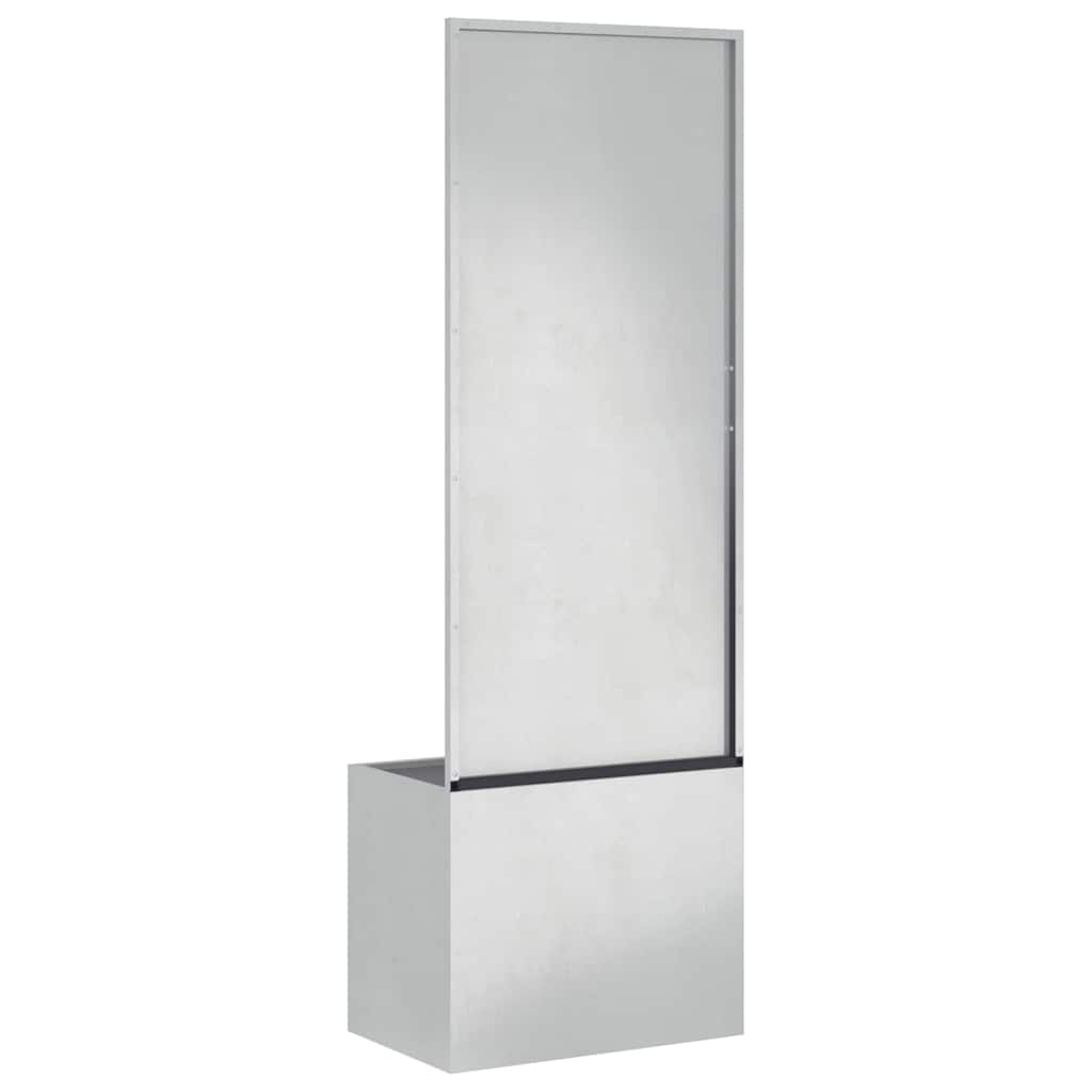 Privatnost u vrtu Srebrna 50 x 32 x 150 cm Nehrđajući čelik