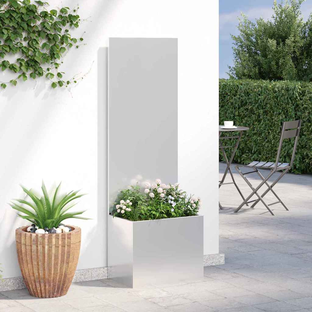 Privatnost u vrtu Srebrno 50 x 32 x 150 cm Pocinčani čelik