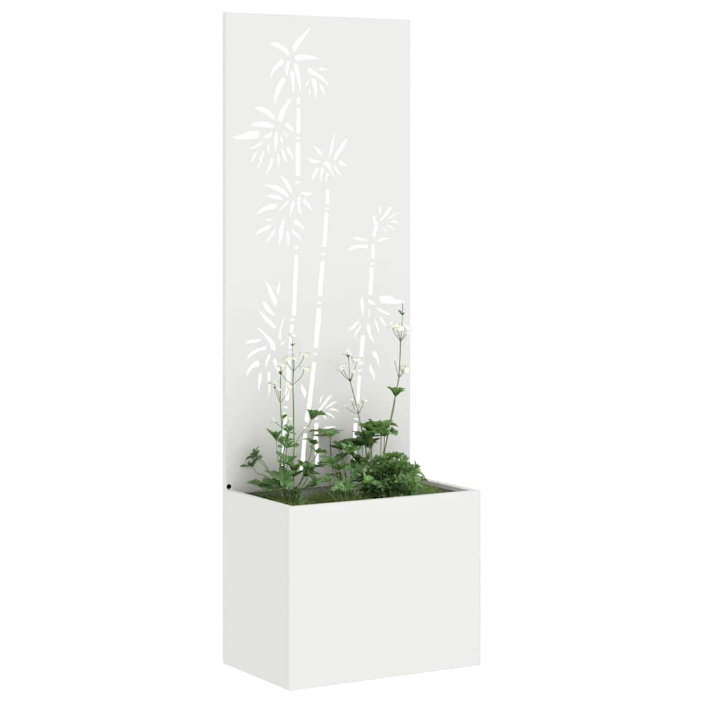 Privatnost u vrtu Cvjetni Bijelo 50 x 32 x 150 cm
