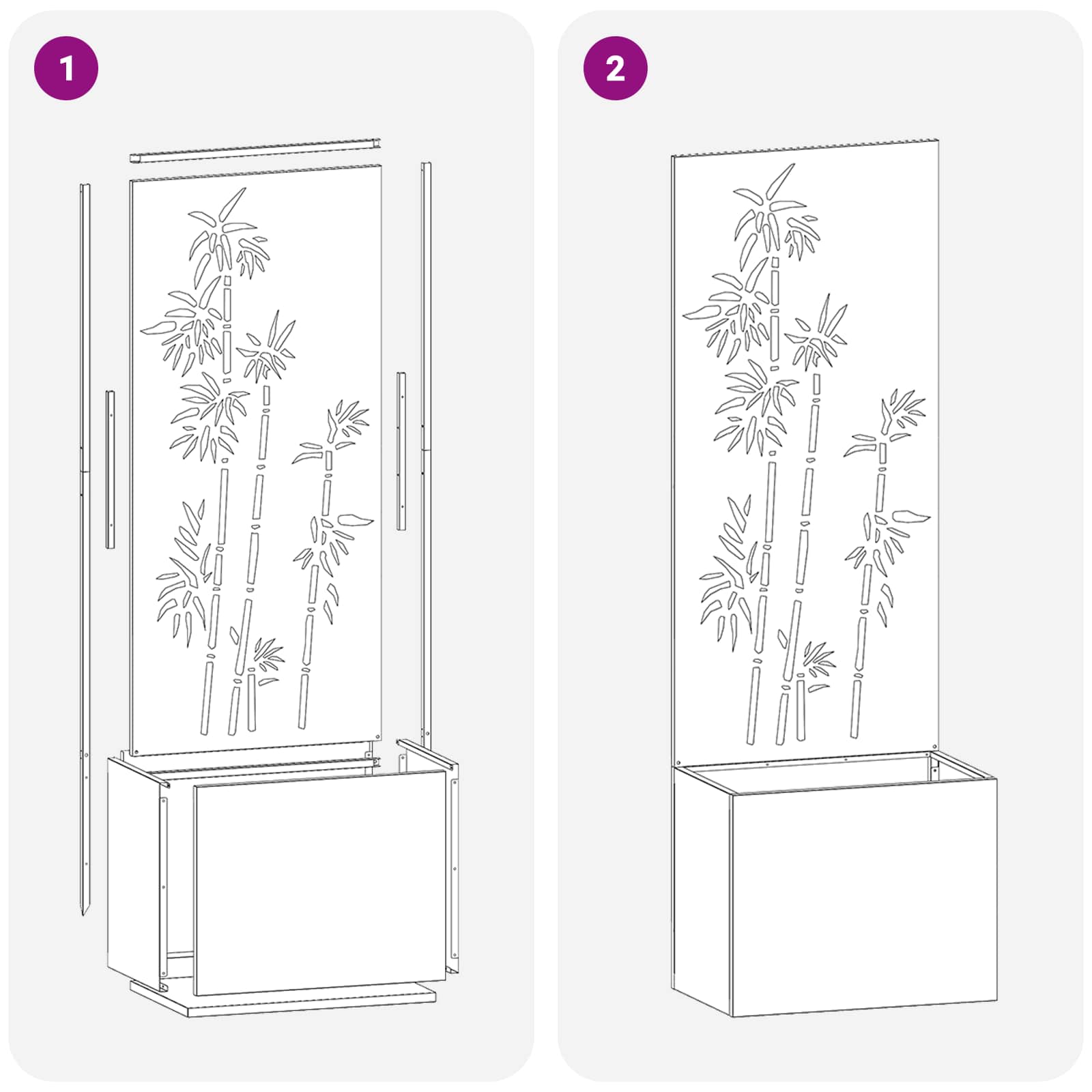 Privatnost u vrtu Cvjetni Maslinovo zelena 50 x 150 cm