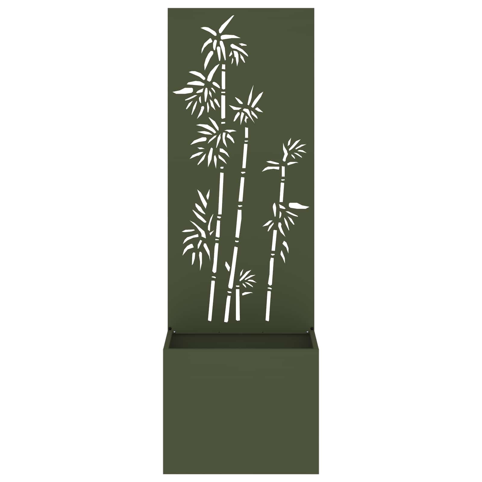 Privatnost u vrtu Cvjetni Maslinovo zelena 50 x 150 cm