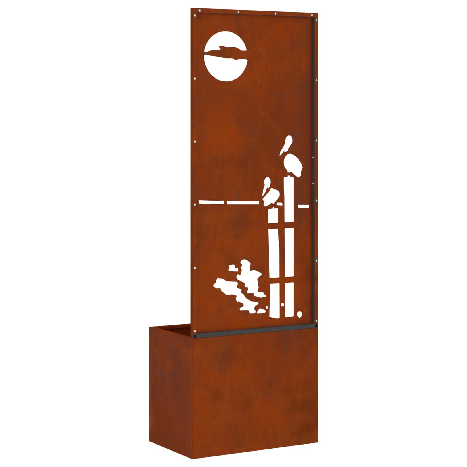 Privatnost u vrtu Rezbarija Rđa 50 x 32 x 150 cm Otporni čelik