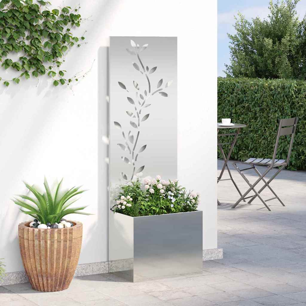 Privatnost u vrtu Srebrno 50 x 32 x 150 cm Pocinčani čelik