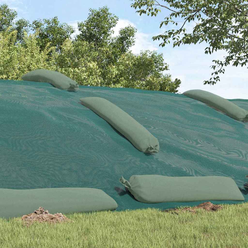 Pokrivač za silos Zelena 24 x 5 m HDPE