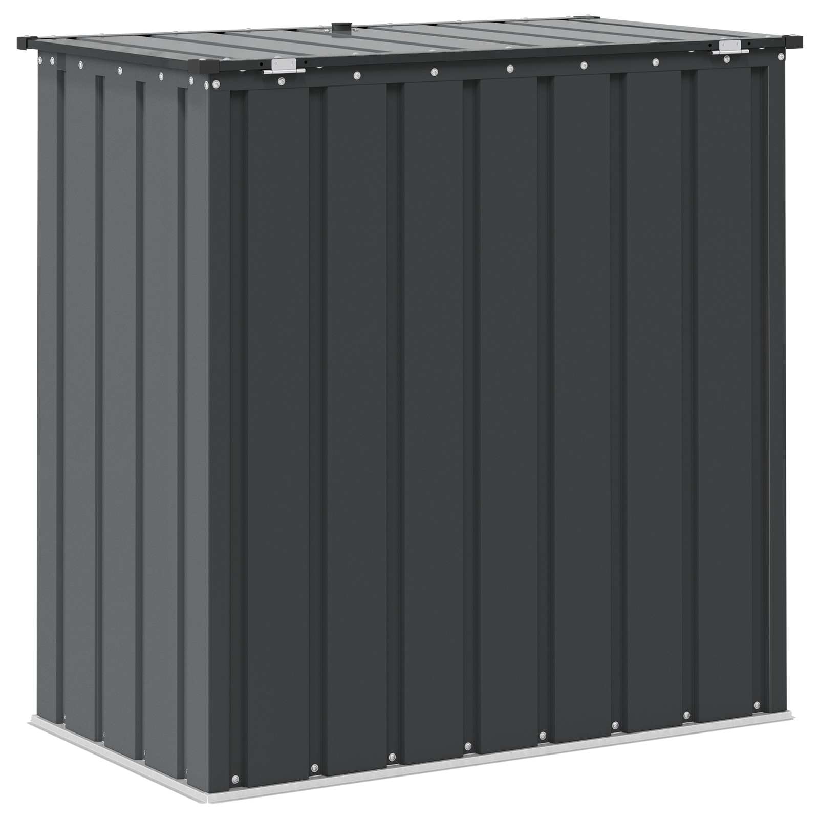 Kutija za spremanje u vrtu Crna 101,5 x 57 x 100,5 cm Čelik