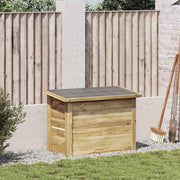 Kutija za spremanje s pohranom Prirodna 80 x 44,5 x 57,5 cm