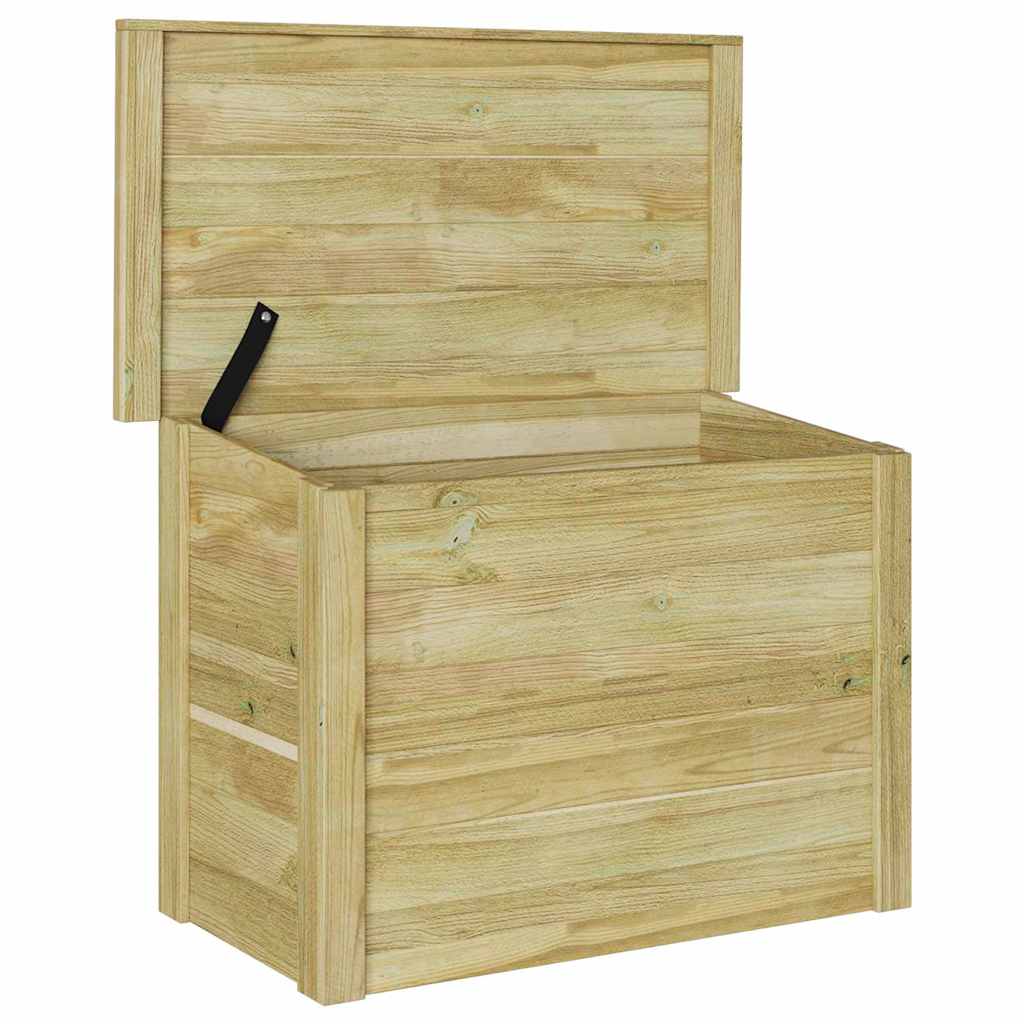 Kutija za spremanje s pohranom Prirodna 80 x 44,5 x 57,5 cm