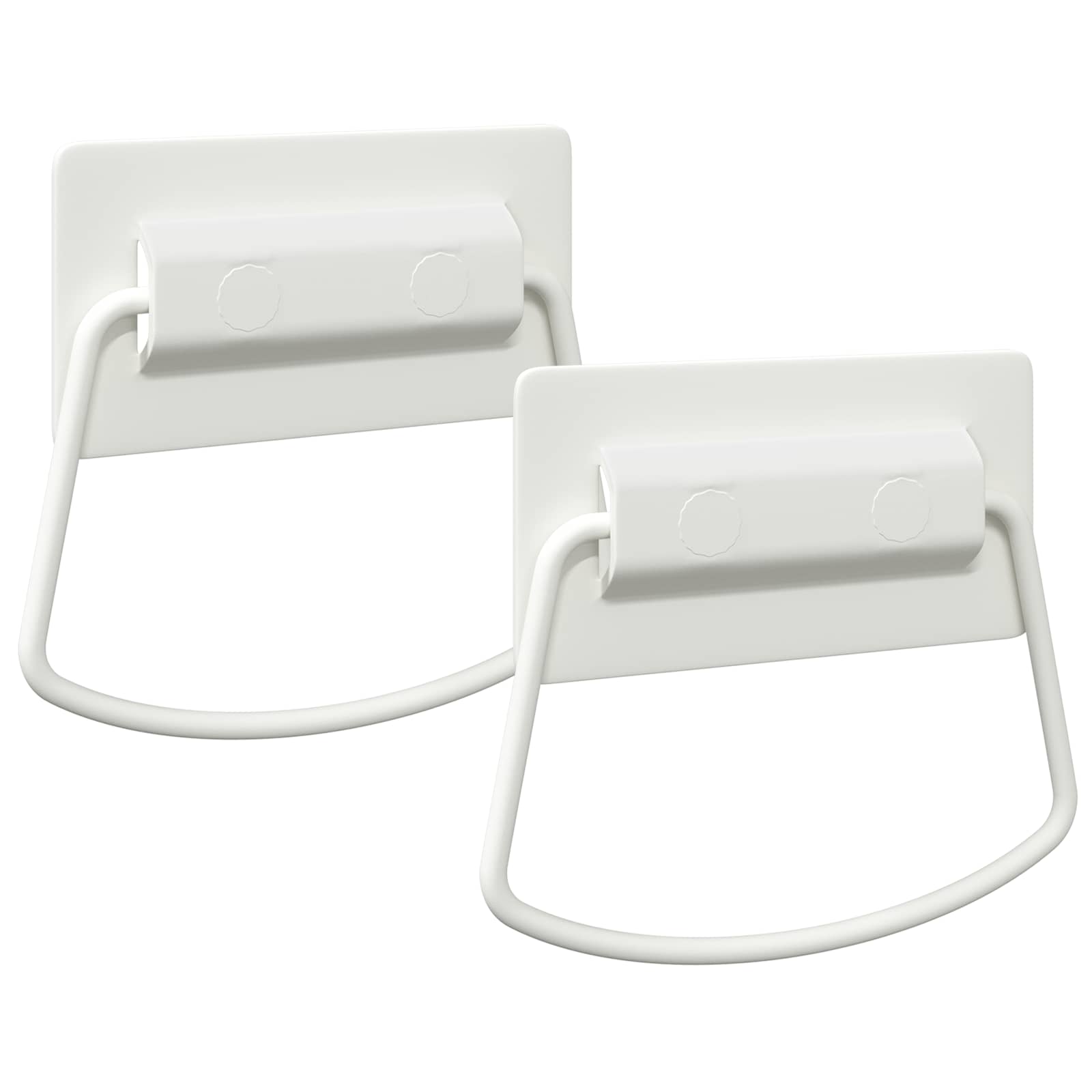 Ručke za ormariće 2 pcs Bijelo 85 x 45 mm Metal