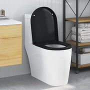 WC daska Podesiva Crna 48 x 36,5 x 4,5 cm Polipropilen