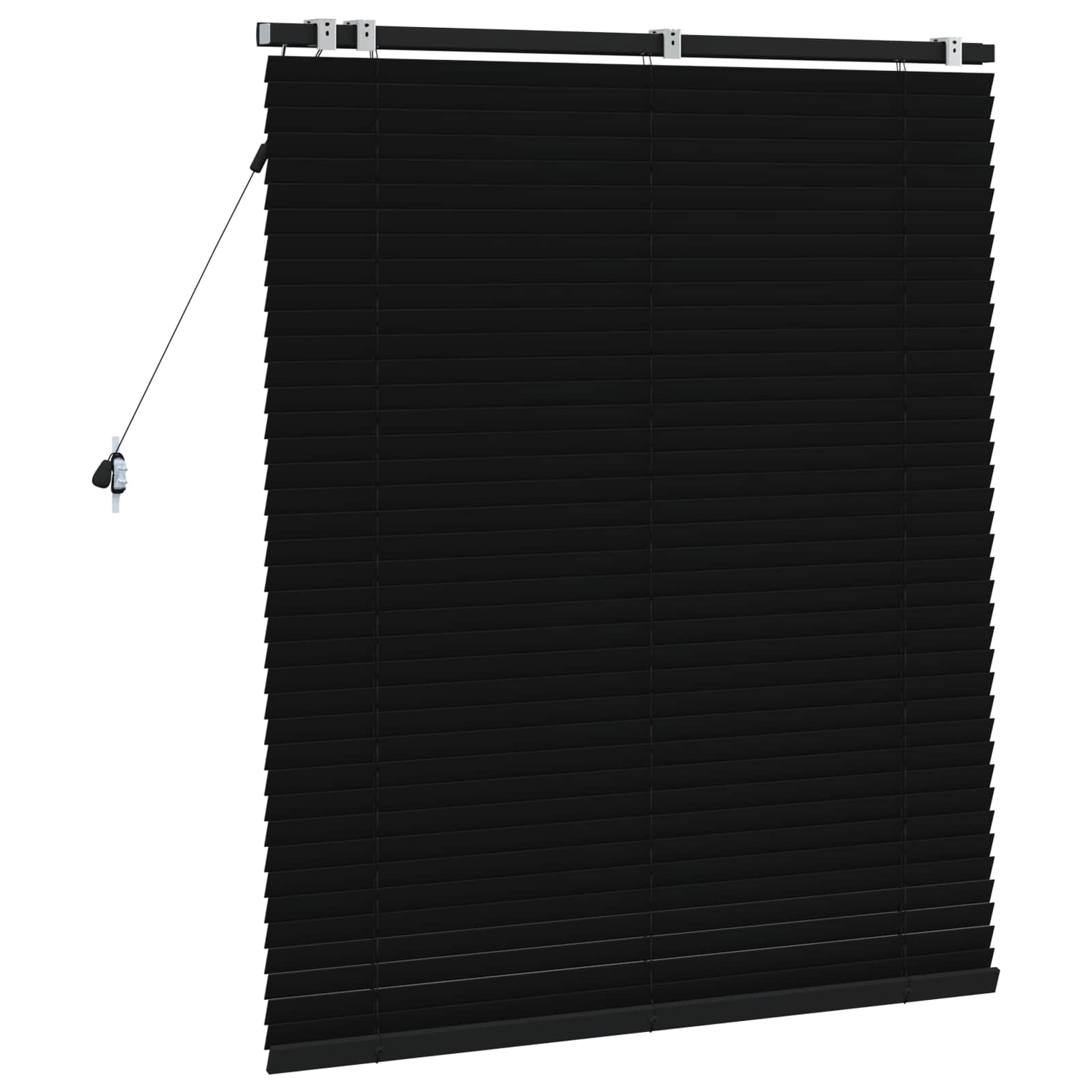 Venecijanska roleta Crna 110 x 130 cm 35 mm