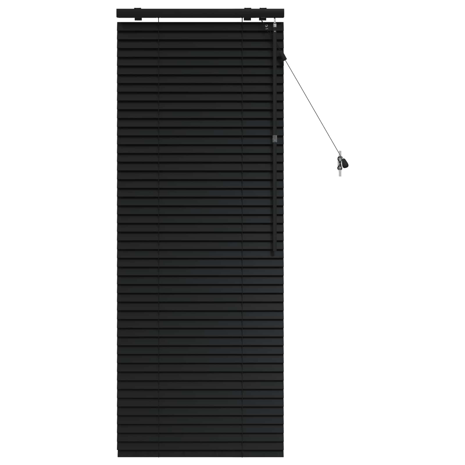 Venecijanska roleta Crna 55 x 160 cm 35 mm