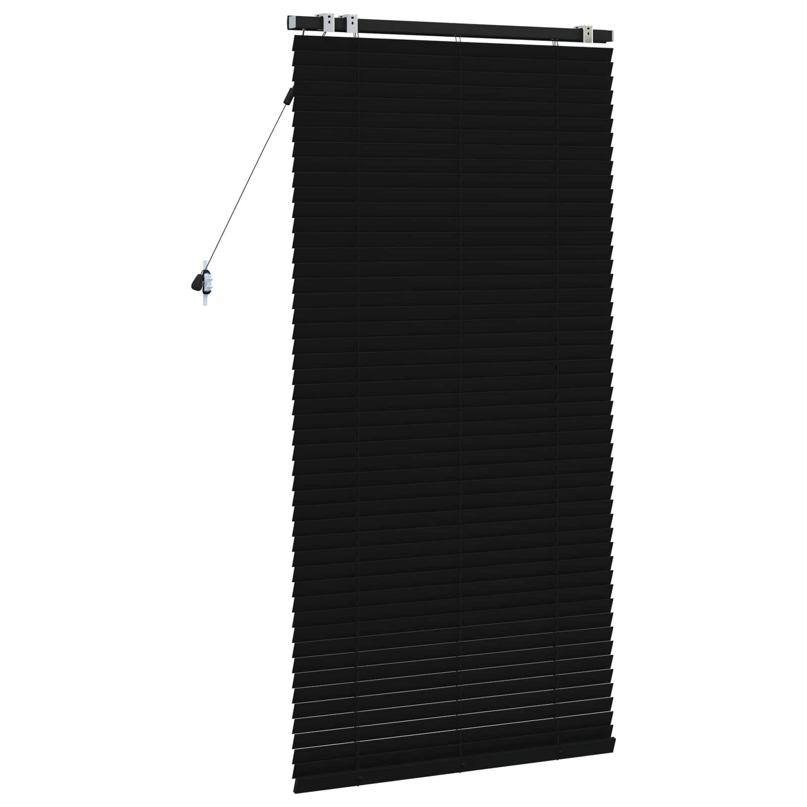 Venecijanska roleta Crna 90 x 160 cm 35 mm